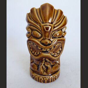 NEW 2011 PARTIKI TIKI FARM HOLDEN WESTLAND BROWN CERAMIC TIKI MUG